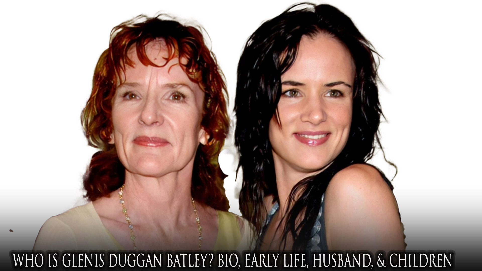 Portrait of Glenis Duggan Batley, renowned graphic designer and devoted mother of Juliette Lewis.